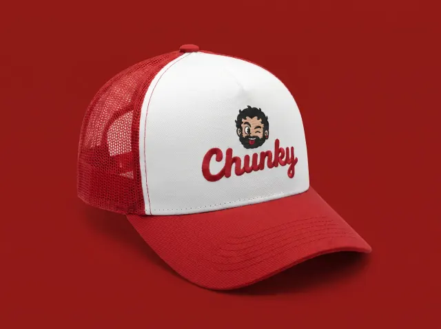 Boné personalizado produzido pela La Casa Drops para cliente — modelo 6