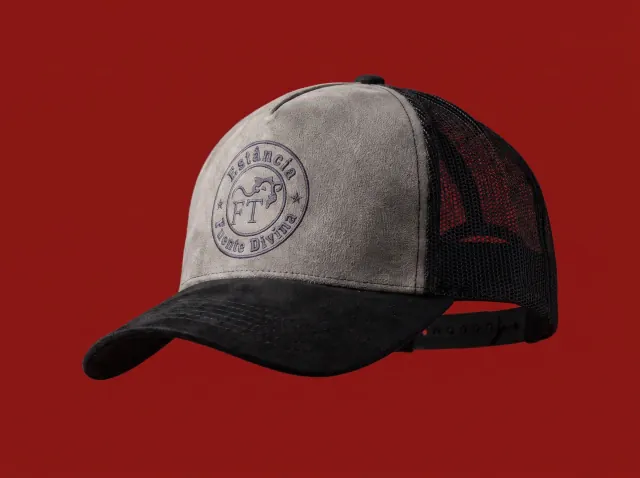 Boné personalizado produzido pela La Casa Drops para cliente — modelo 9